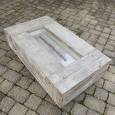 CORONADO FIRE PIT - GFRC WOODGRAIN